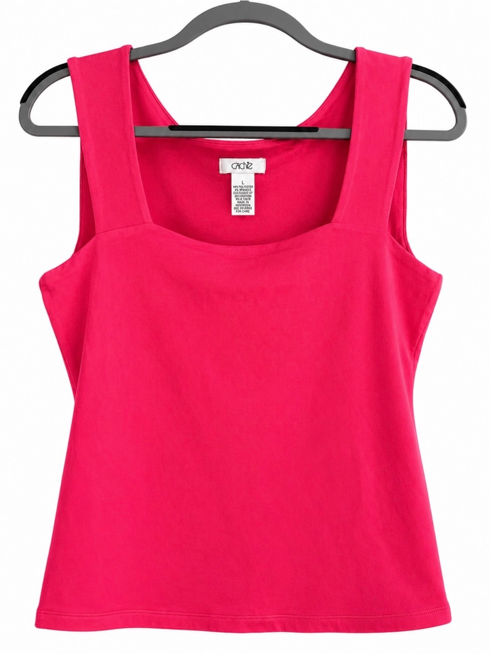 Cache Hot Pink Square-Neck Tank Top